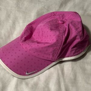 Nike Fuchsia Polka Dot Hat